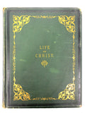 Antique Book 1880 Life of Jesus Christ, Rev Wright Husk London 9X11" Engravings