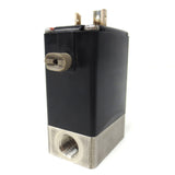 Burkert Solenoid Valve 24V/DC 8W 1/4" NPT PMAX 145PSI Model 0330 A 1/8 EPDM SS