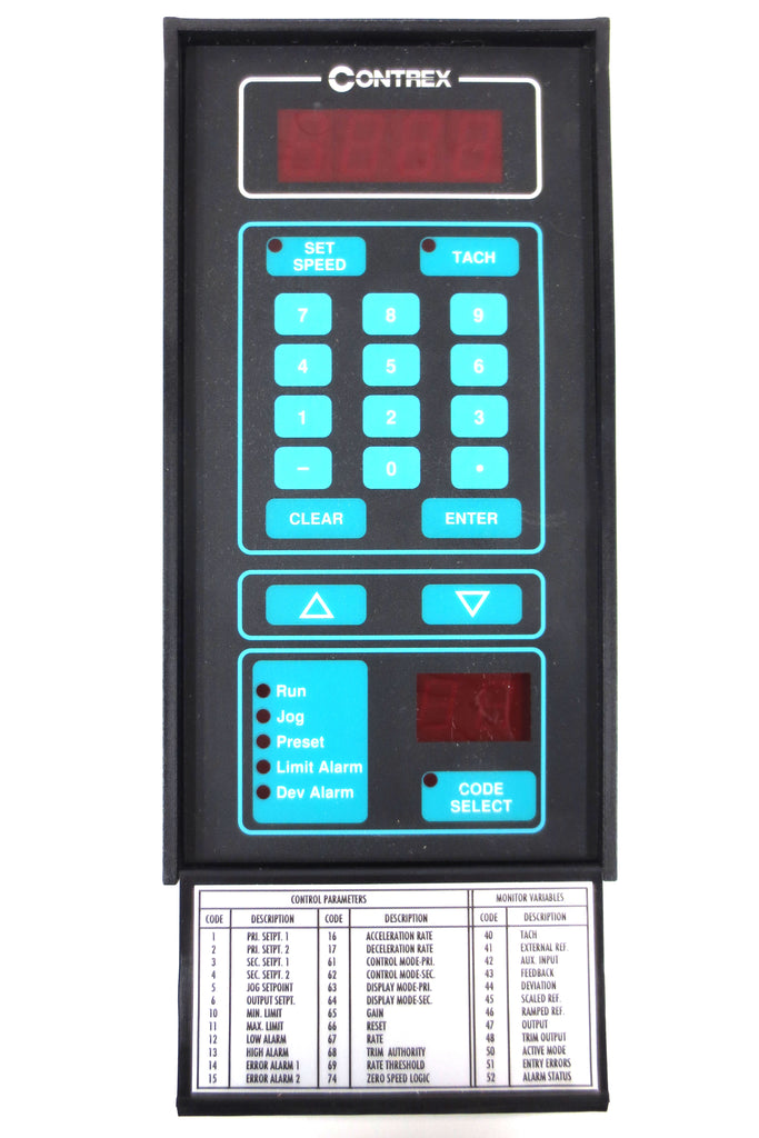 Contrex M-Drive 4 Control Panel by Fenner Controls, P/N 3200-1676, Like New