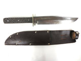 Vtg Original Bowie Knife by Solingen 13" Imperial Gudedge Germany, Wood Handle