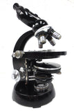 Vintage Carl Zeiss Bi-Ocular Microscope w/ Leitz Wetzlar 1/12 Zeiss PH1 PH2 PH3
