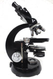 Vintage Carl Zeiss Bi-Ocular Microscope w/ Leitz Wetzlar 1/12 Zeiss PH1 PH2 PH3