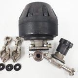 Advantage Spring-to-Close Valve 60 Psi 1" Flange w/ 2155 Diaphragm Valve, Clamps