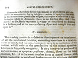 Antique 1841 Medical Book Practice ofMedecine by Doctor John Eberle, Chronic Diseases, Idiotisme, Hysteria, Appoplexia, Delirium Tremens