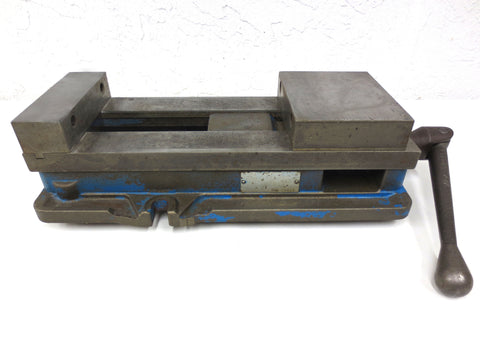 Vintage Kurt Anglock D688 Machinist Milling Machine Vise Vice 6" Wide X 10" Opening Jaws, with Bolts and Handle, Metalwork, Serial 29113