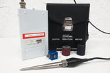 Digital Vibration Meter Instrument by Showa Sokki Japan Model 1332, Complete Accessories, Case & Manual, Perfect Condition