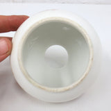 Antique Victorian Porcelain Gild Gold Leafed Lamp Light Shade Globe 3 3/4" Diameter, Green Purple Flowers, Embossed