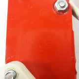 Vintage Mid Century Luxo Drafting Desk Lamp 31" Long Articulated Swing Arm, Bright Red, 6 3/4 Diameter