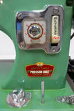 Rare Vintage Bel Air Super De Luxe Industrial Sewing Machine, Apple Green, 1950s
